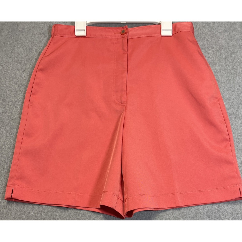Coral Bay Women's Golf Casual Shorts Peach Size 6 Sporty Beachy Colorful
